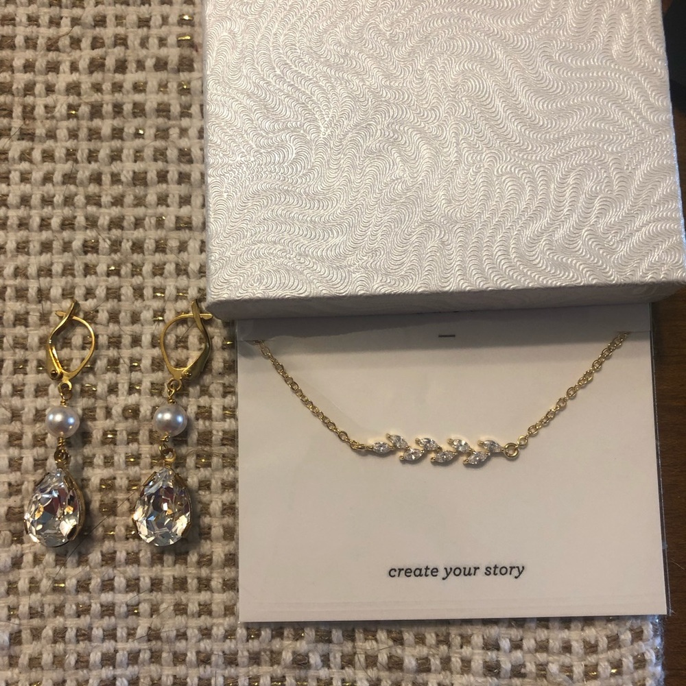 Earrings and Bracelet Set